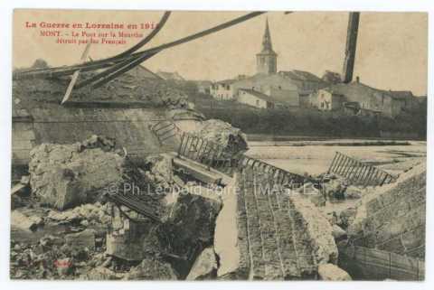 Pont détruit (Mont-sur-Meurthe)